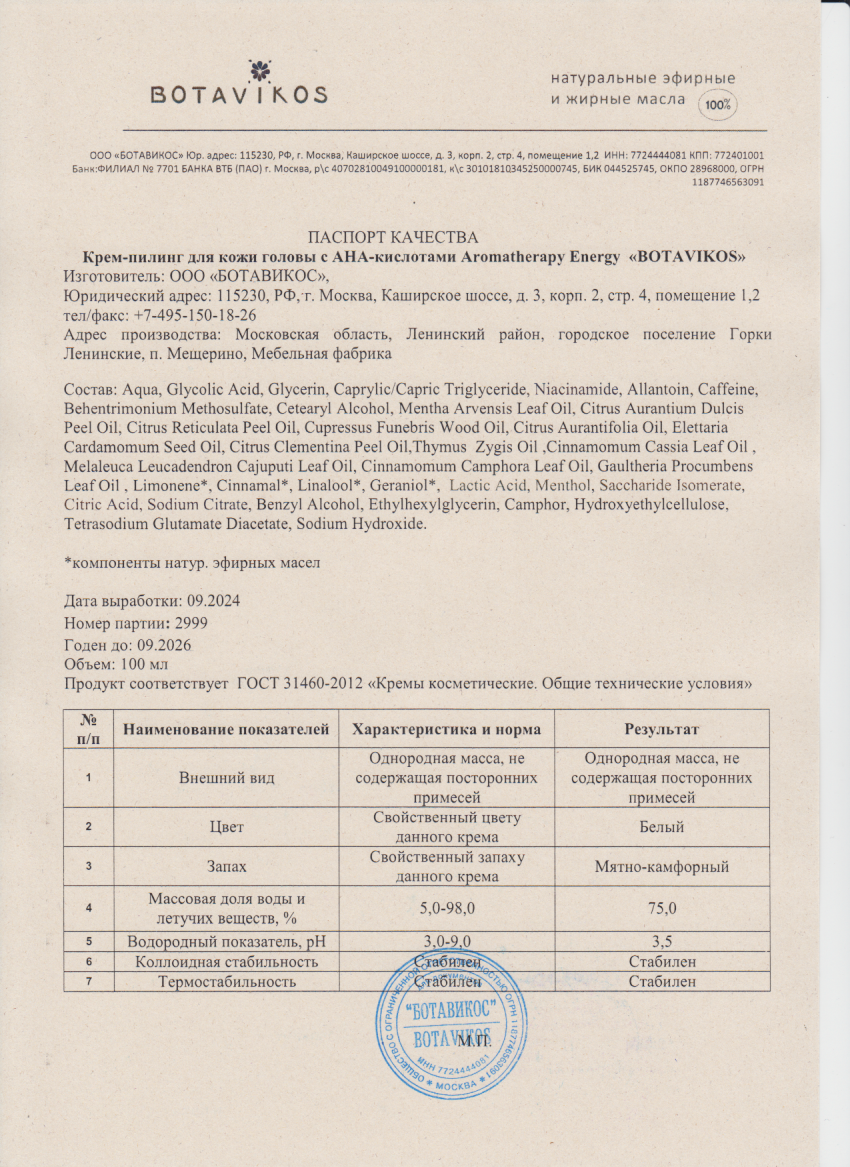 Паспорт №092024